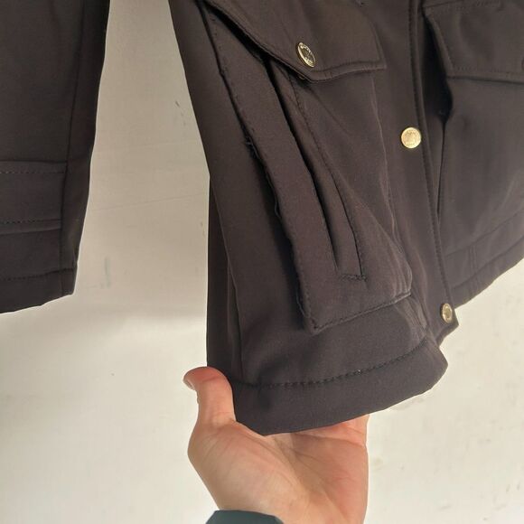 Michael Michael Kors Black Gold Accent Full Zip Jacket Size XS - Picture 7 of 16